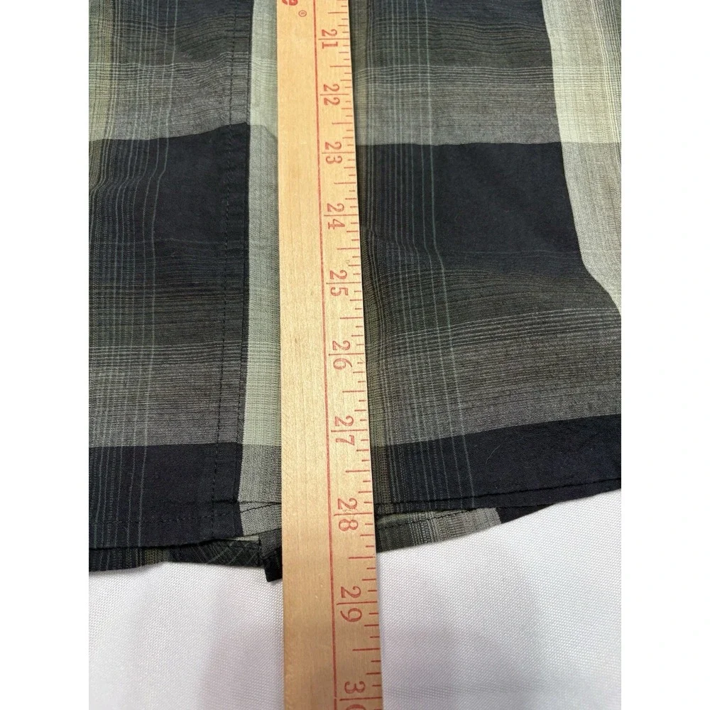 Rock &‎ Republic Shirt Mens Size XL Green Button Down Long Sleeve With Pockets